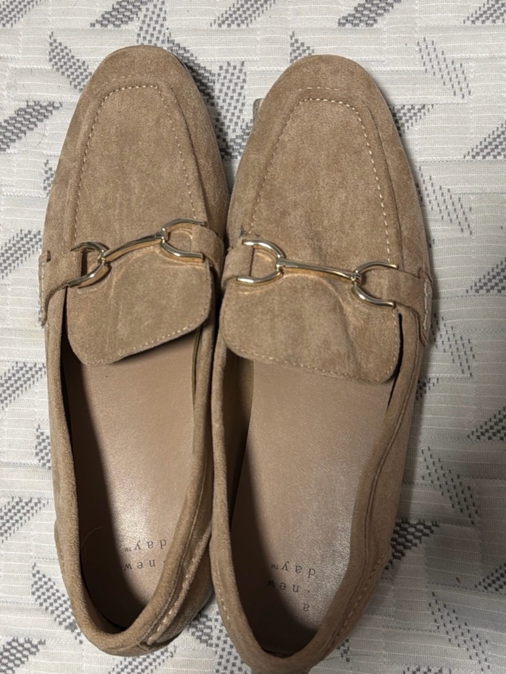 Women’s Tan Suede Bit Loafers